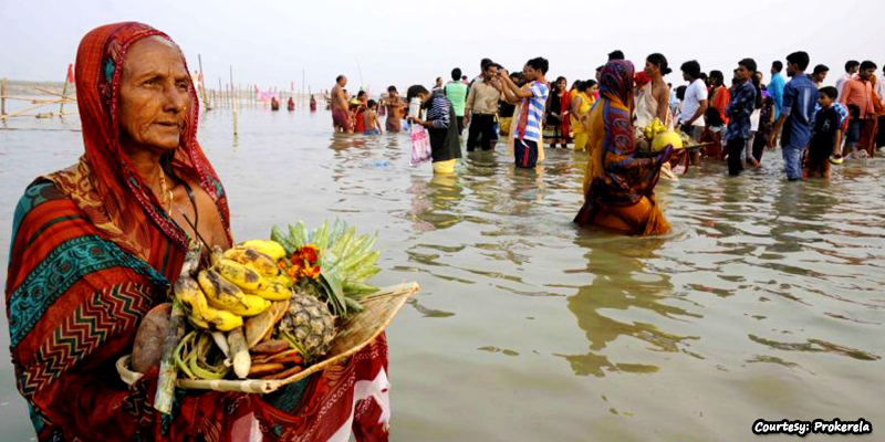 Vraitins during Chhath