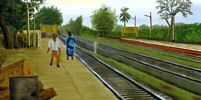 Rural railway station