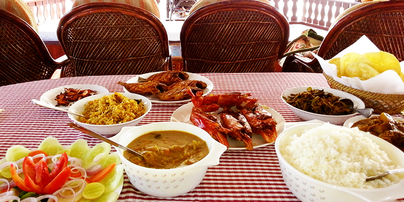 Food in houseboat