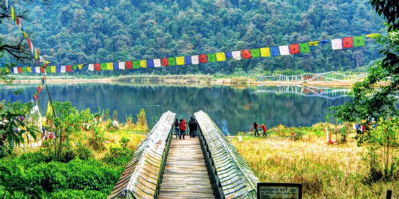 Khecheopairi Lake in Sikkim