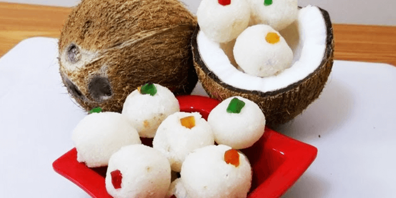 Narikol laddoo Assam