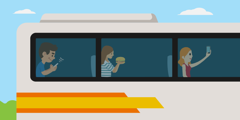 Free Wi-Fi service on bus