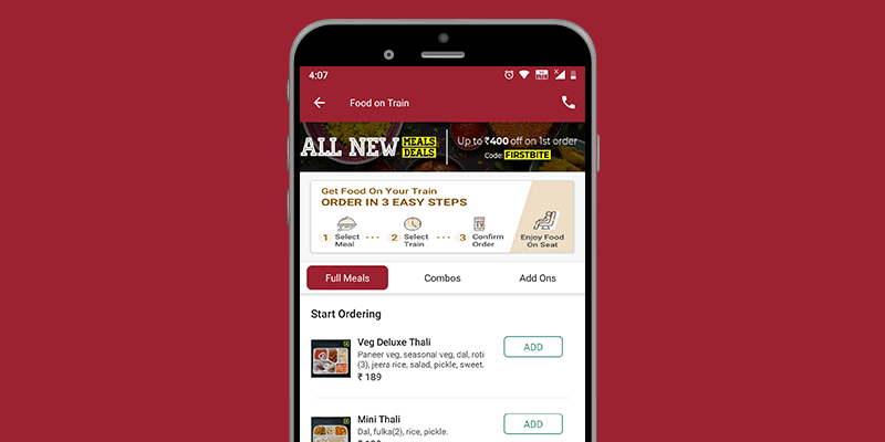 Online food booking 